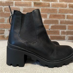 DV by dolce vita black sooki lug sole boots